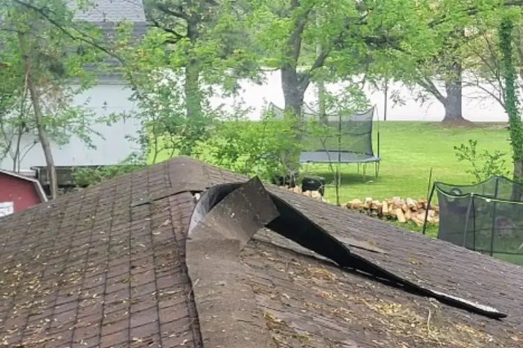 Nails too short to secure ridge cap