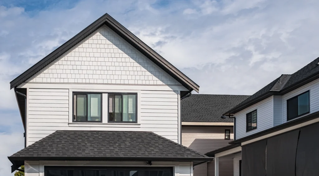 shingle roof house asphalt siding