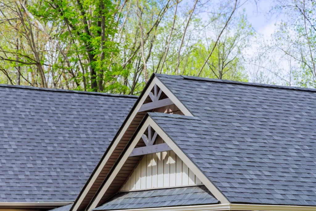 shingles roof asphalt house