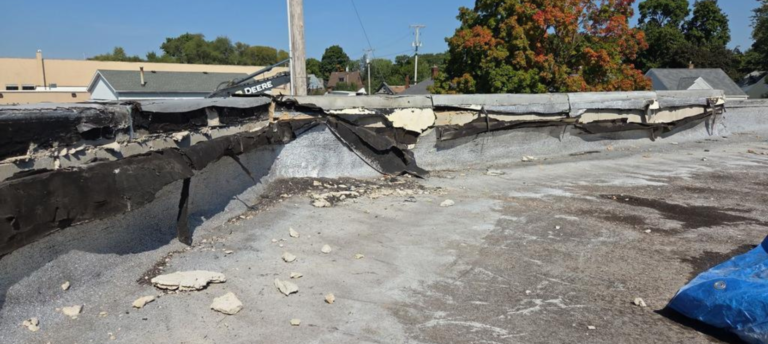 Devastating Commercial Flat roof